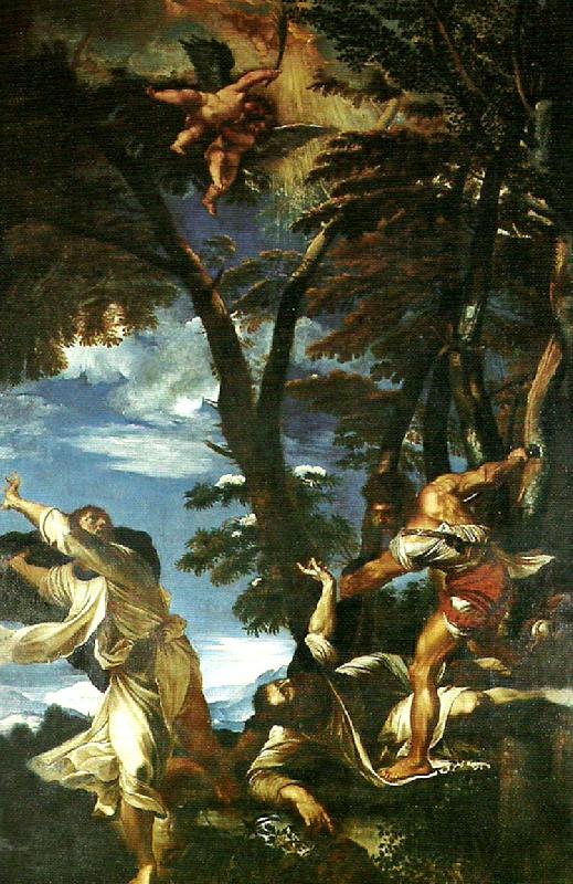 BERRUGUETE, Pedro the death of st peter martyr Norge oil painting art